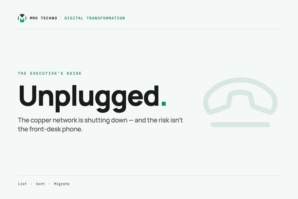 The end of traditional phone lines: migrate before you're disconnected