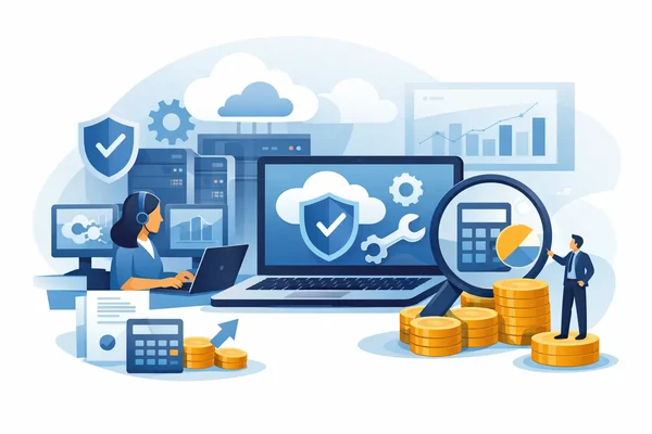 Coût services informatiques gérés PME