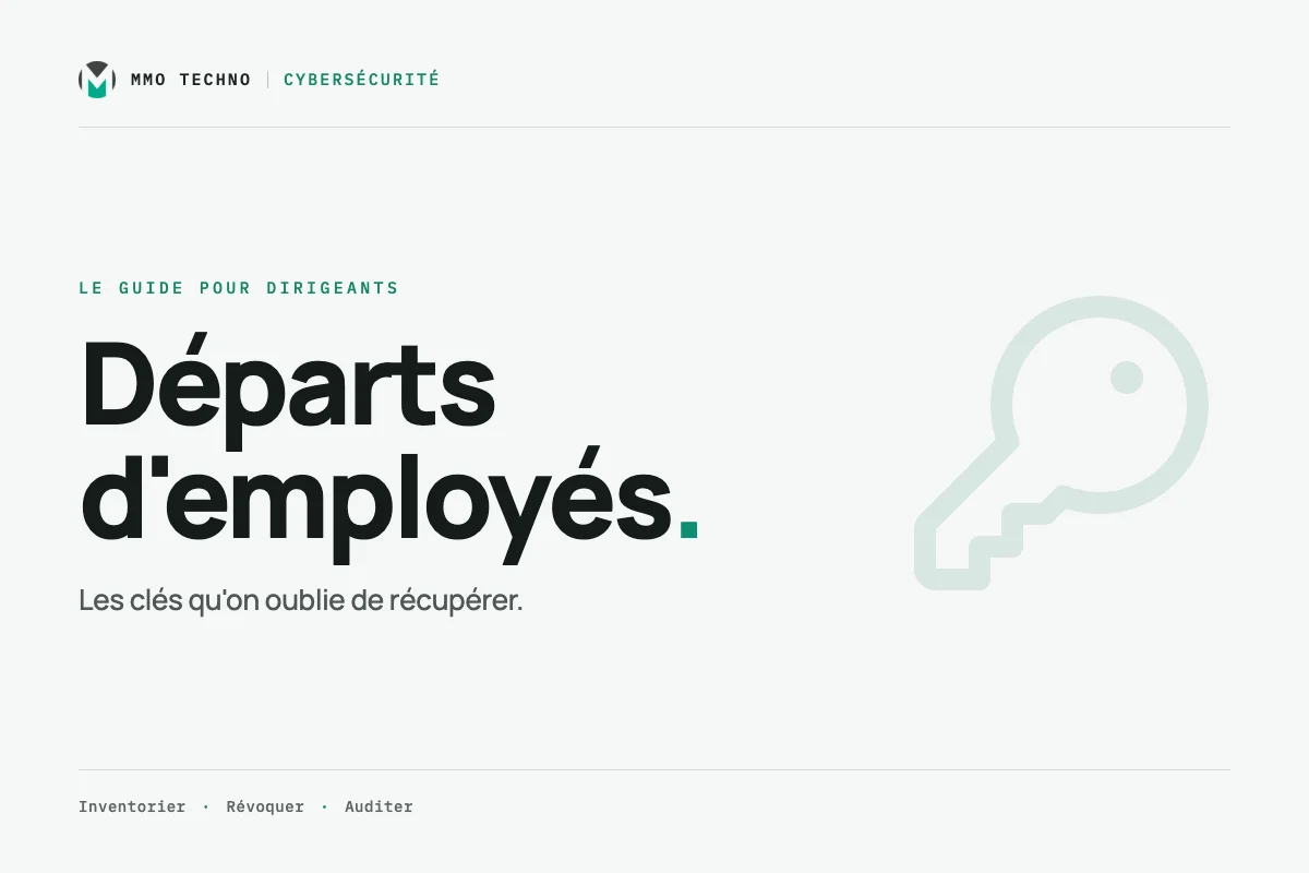 Départs d'employés : les clés qu'on oublie de récupérer
