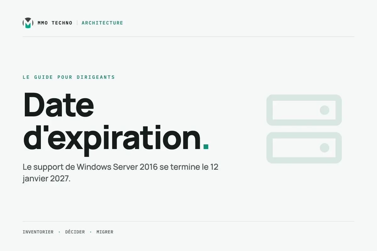 Votre serveur a une date d'expiration : le 12 janvier 2027